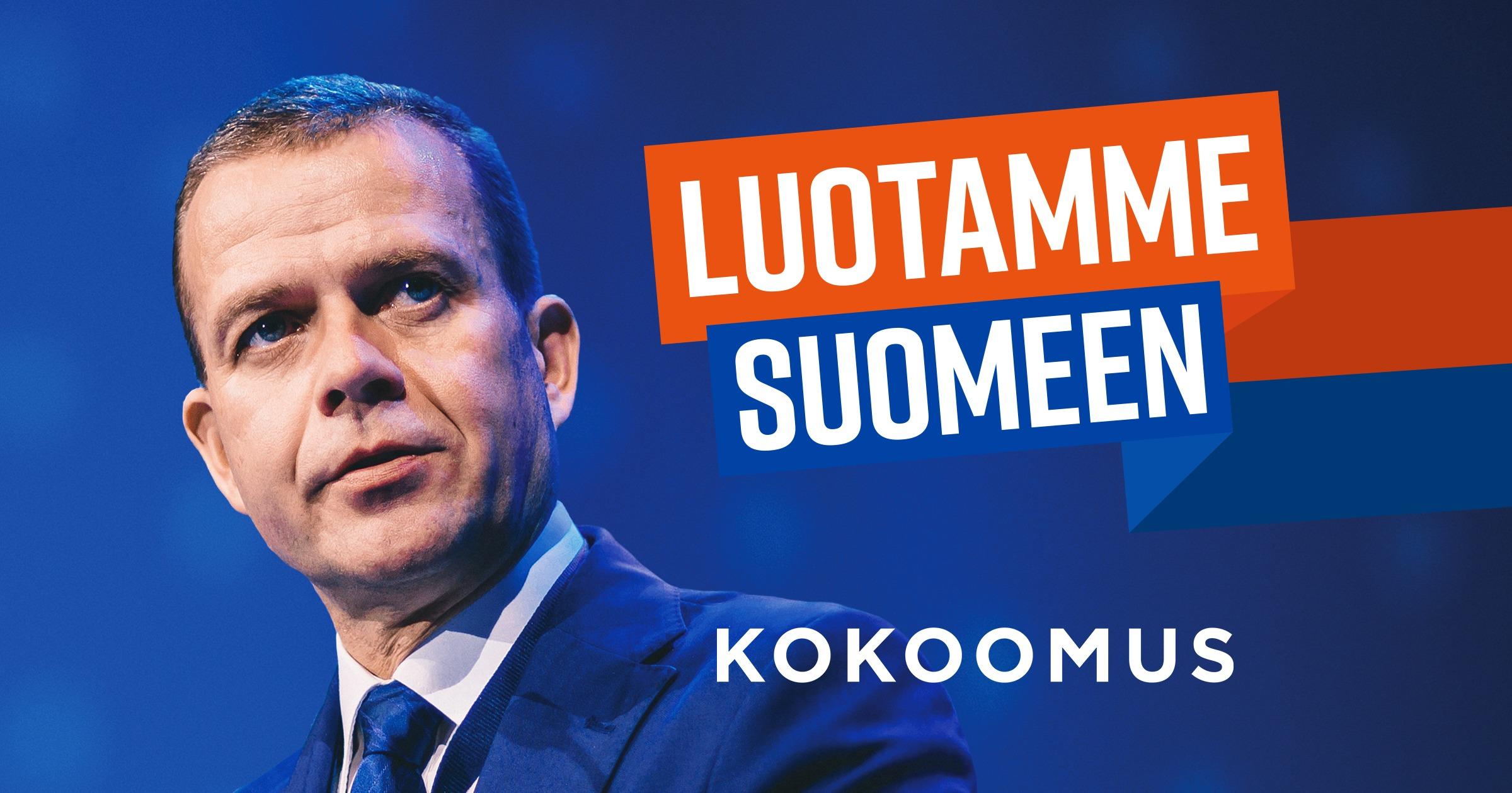 Kokoomuksen eduskuntavaaliohjelma 2019: Luotamme Suomeen – 